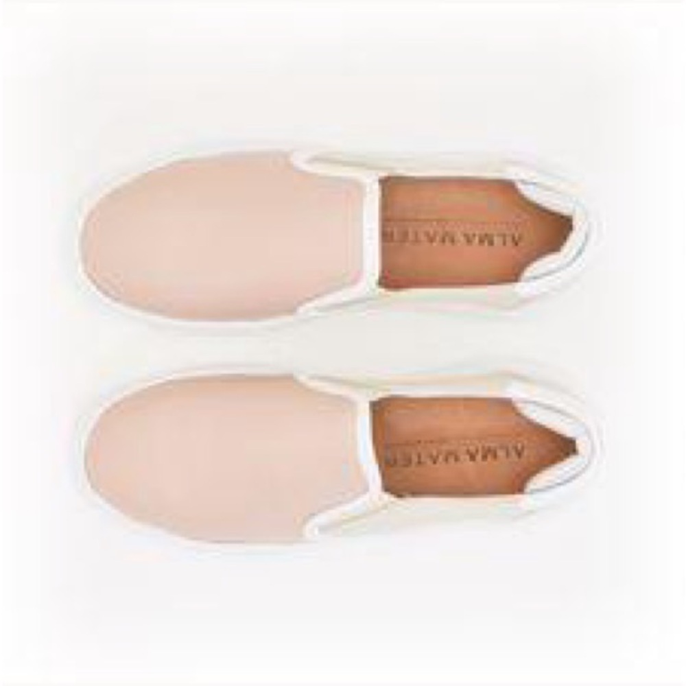 Alma Mater Leather Sneakers dusty Pink & Tan Sz 39 women’s Great Condition